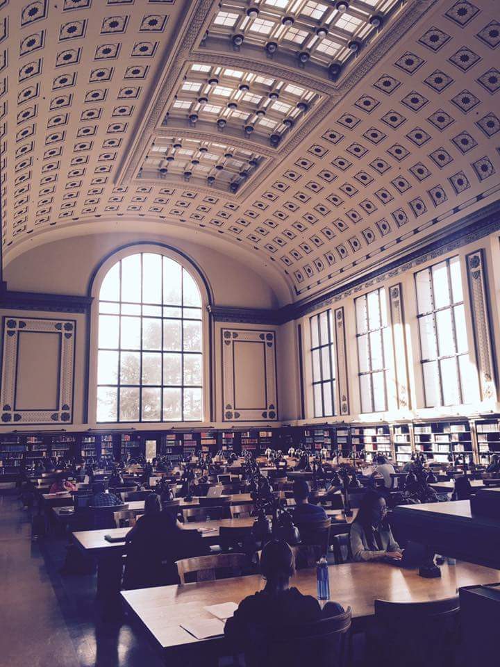 Doe Library reading room at UC Berkeley